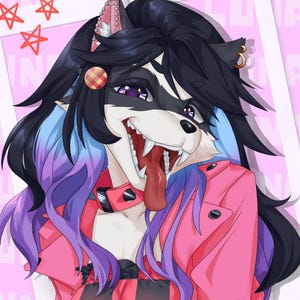 Kundenspezifische Zeichnung Anime Charakter Furry Commitment, Fursona, Anthro, Furry Base, Furry Avatar, Furry Icon, Furry Art, Furry Headshot, Furry PFP
