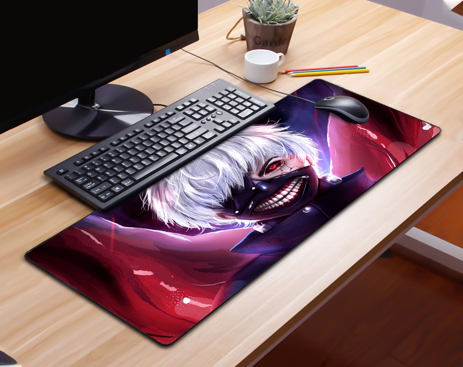 Anime Desk Pad Manga Mouse Pad Deskpad Gaming Cute Dog Cute Etsy