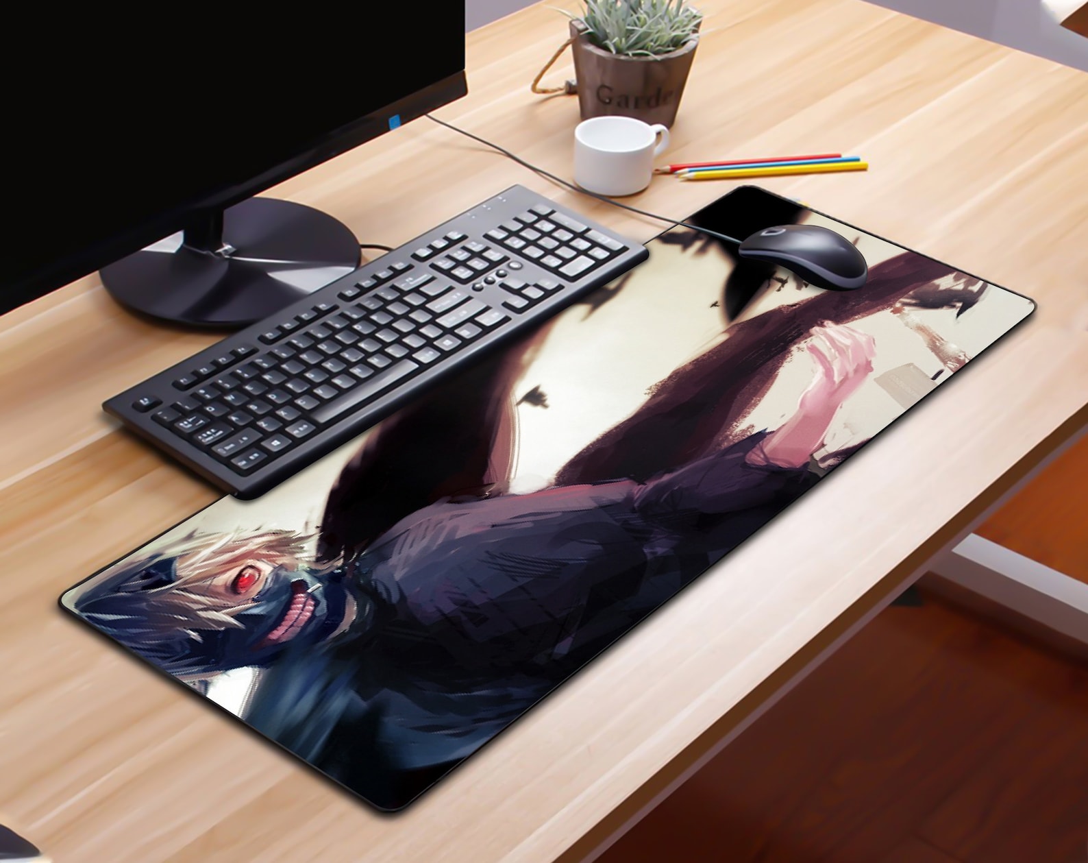 Anime Desk Pad Manga Mouse Pad Deskpad Gaming Cute Dog Cute Etsy