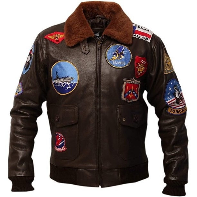 Top Gun Tom Cruise Pete Maverick Pilot Flight Bomber shops Cow Leather Jacket | B3 Pilot WW2 Brown Aviator Biker Jacket