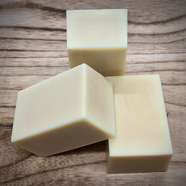 Pure Castile Milk Soap, Unscented Oat Milk Castile Soap, Cold Process Soap, Castile Soap, Handmade Soap, Sensitive skin soap, Vegan
