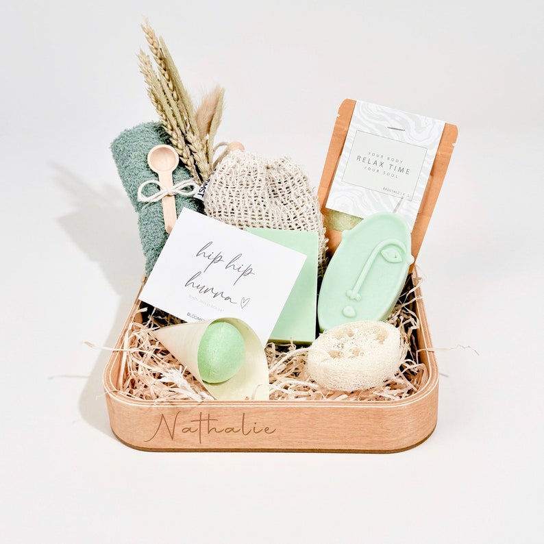 Relax-Geschenkebox Geschenkeset-Lieblingsmensch Spa & Wellness Relax-Box für Frauen und Freundin Wohlfühlbox Geburtstag Bild 3