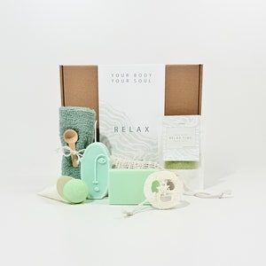 Relax gift box Gift set-favorite person Spa & Wellness Relax box for women and girlfriend Feel-good box birthday image 5