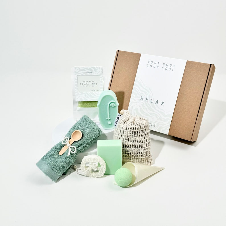 Relax gift box Gift set-favorite person Spa & Wellness Relax box for women and girlfriend Feel-good box birthday image 7