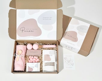 Wellness gift box pink | Gift set | Favorite person | Spa & wellness for women | Feel-good box | Birthday | Mother's Day