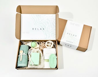 Relax-Geschenkebox | Geschenkeset-Lieblingsmensch | Spa & Wellness | Relax-Box für Frauen und Freundin | Wohlfühlbox Geburtstag