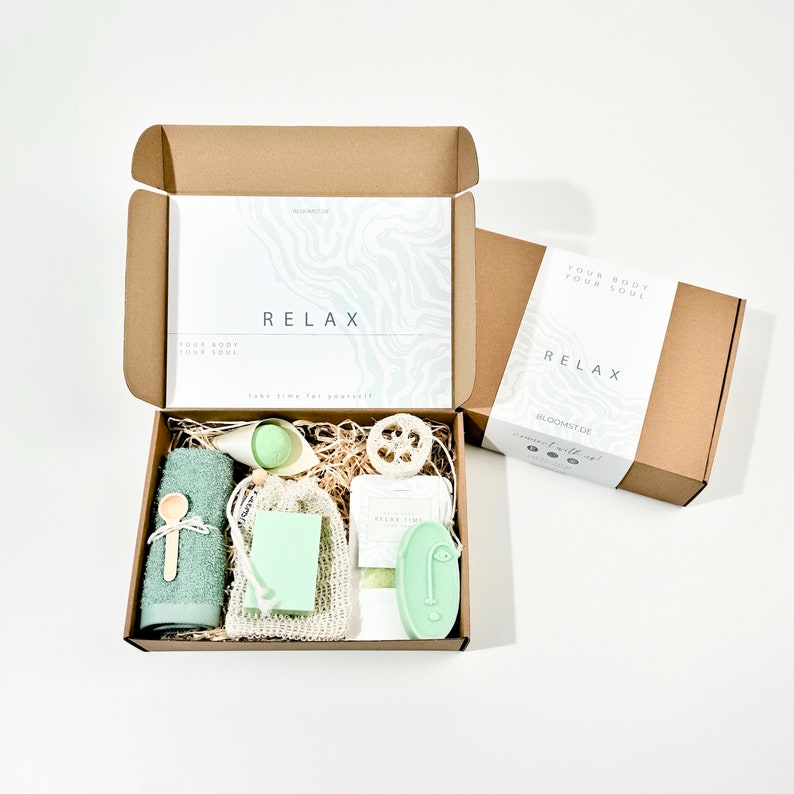 Relax-Geschenkebox Geschenkeset-Lieblingsmensch Spa & Wellness Relax-Box für Frauen und Freundin Wohlfühlbox Geburtstag Bild 1