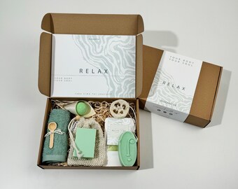 Relax-Geschenkebox | Geschenkeset-Lieblingsmensch | Spa & Wellness | Relax-Box für Frauen und Freundin | Wohlfühlbox Geburtstag