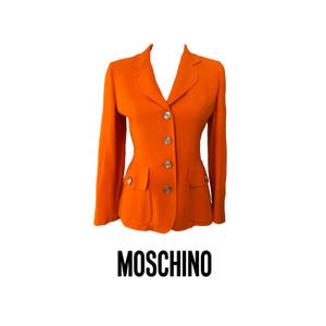 Chaqueta blazer Moschino vintage de los años 90, barata y elegante