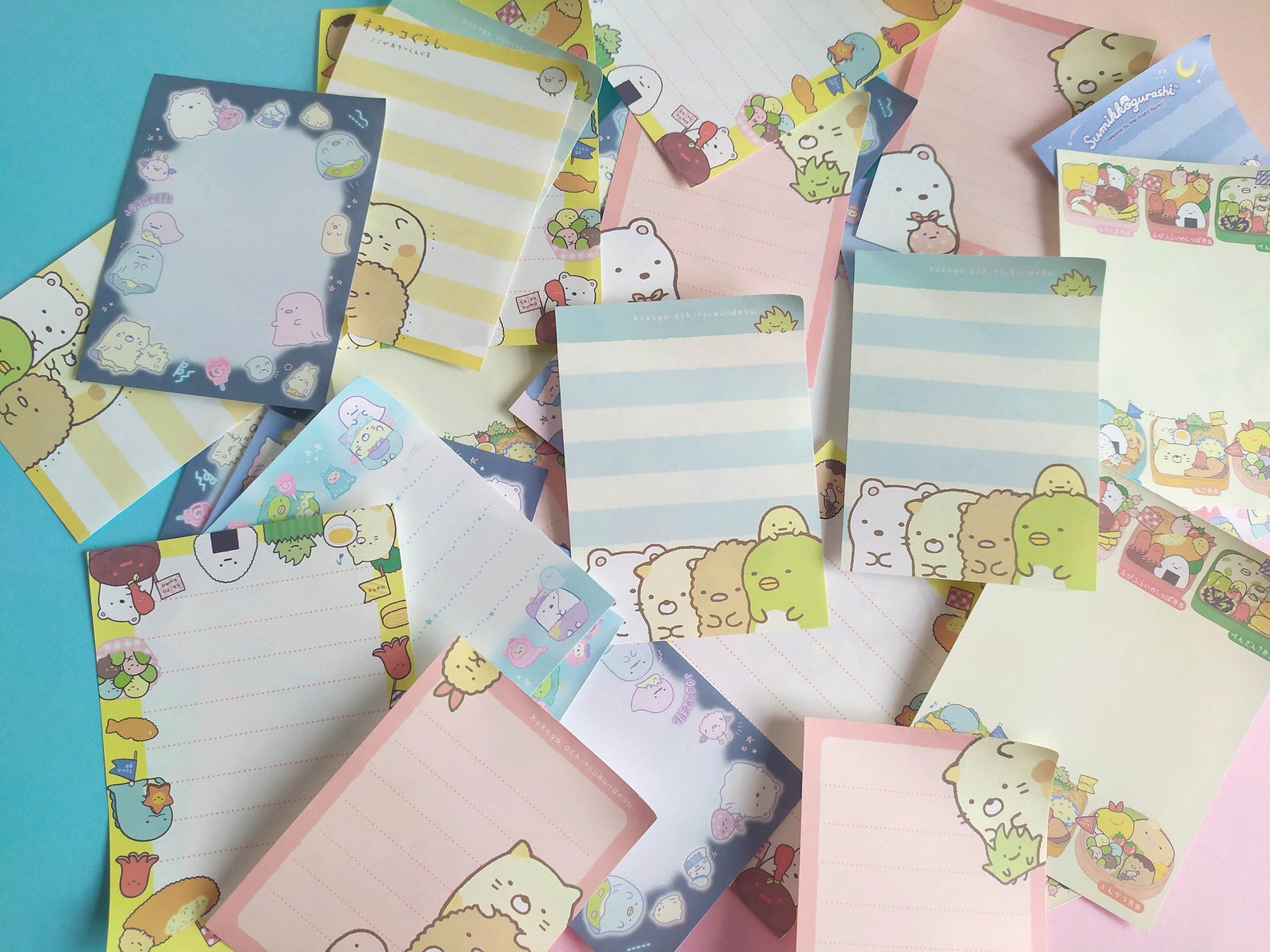 50 Mini Memo Sheets Sumikkogurashi Memo Sheets, Kawaii Japanese