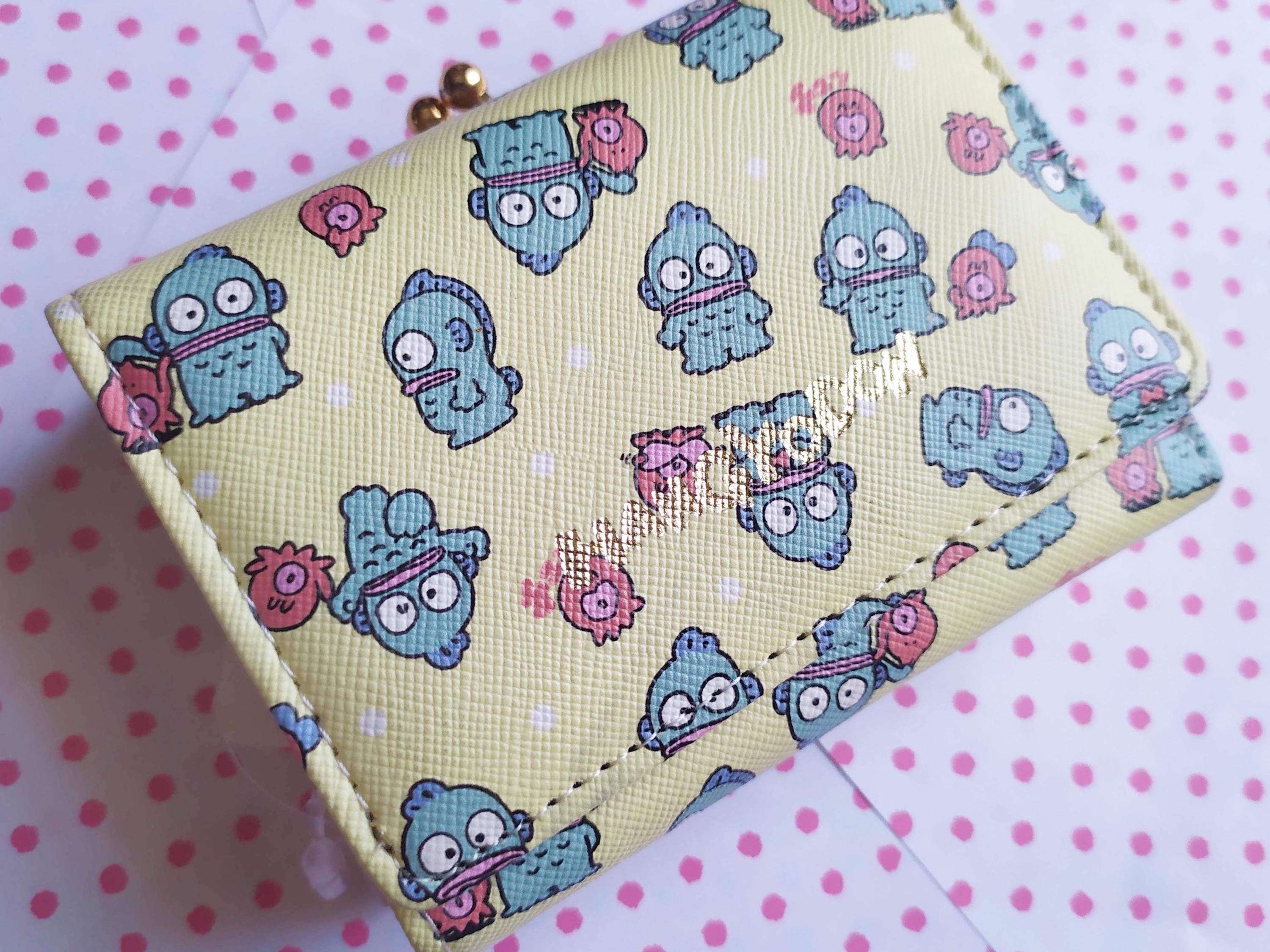 Kawaii trifold coin purse wallet