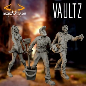 Pacote de zumbis nº 1 - escala de 32 mm - VaultZ