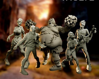 Zombie Pack #3 - 32mm Scale - Vaultz - Etsy