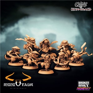 Sanshoo Pack - 32mm Scale - Clans of Kinjo Island - Broken Anvil Miniatures