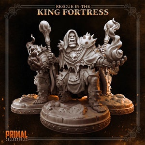 Borgakh Throgson - Orc Spellcaster - 32mm Scale - Rescue in the King Fortress - Primal Collectibles