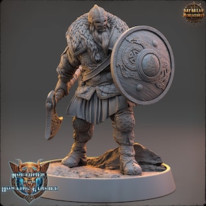 Einar Bloodaxe - Northmen of the Howling Glacier (32mm miniature/54mm miniature) - Daybreak Miniatures