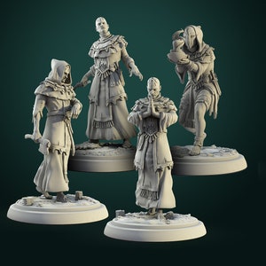 Cultists set -  32mm Scale Miniature - White Werewolf Tavern
