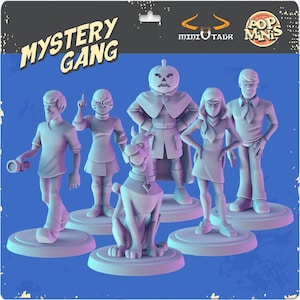 Mystery Gang - 40mm Scale Miniatures - Pop Minis