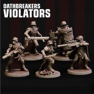 Oathbreakers Violators - 28mm Scale - Red Pilgrim Miniatures