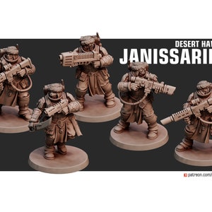 Desert Hawks - Janízaros - Escala 28mm - Red Pilgrim Miniatures