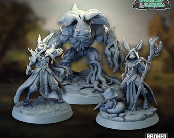 Rabbit Folk - 32mm Scale - Warriors & Warrens - Broken Anvil Miniatures