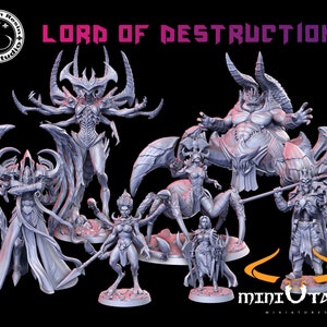 Lord of Destruction - 32mm Scale Fantasy Miniature - RN Estudio
