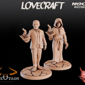 Lovecraft - 32mm scale miniature - Innsmouth Investigators - from ADAEVY CREATIONS