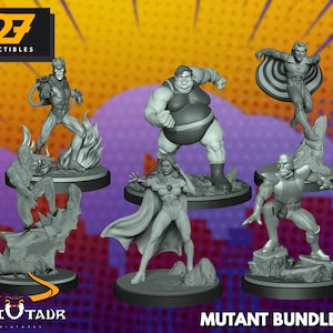 Lot de mutants n°4 - Echelle 40 mm - Miniatures C27