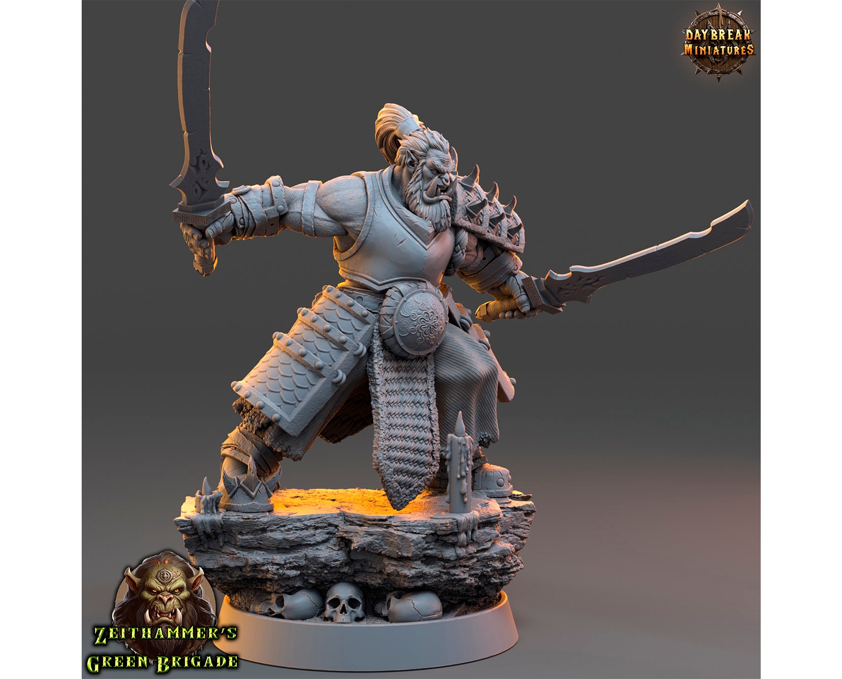 Jazkar Krenna - Zeithammer’s Green Brigade (32mm/54mm) - Daybreak Miniatures