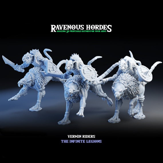 Vermin Riders Set - The Infinite Legion - Ravenous Hordes