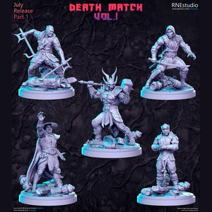 Death Match Vol. 1 - 32mm Scale Fantasy Miniature - RN Estudio