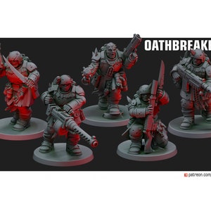 Oathbreakers - Escala 28mm - Red Pilgrim Miniatures