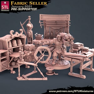 Stoffverkäufer Set 32mm