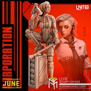 Lexie - Micromachines Corp. - 32mm Scale - Unit9 Miniatures