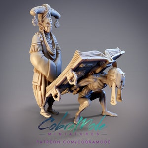 Sadiq, Leichengilde Schlichter - 35mm Scale - 32mm/54mm Scale Miniatur - (mit DnD 5ed. Stats) - Cobramode Miniatures