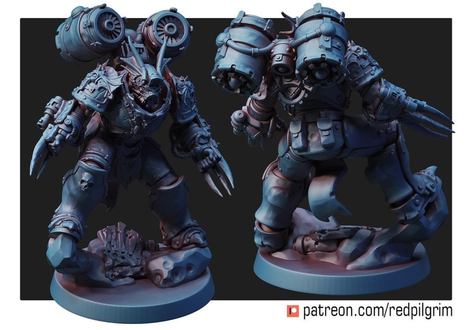 Dreadghost Customizable Red Pilgrim Miniatures | Etsy