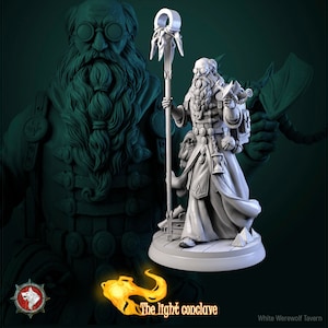 Arri Alchemist - Miniature 32mm/75mm Scale and Bust - White Werewolf Tavern