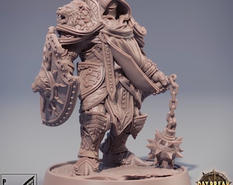 Mattias du Lion Tuant - The paladins of The Silver Lion (32mm/54mm) - Daybreak Miniatures