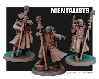 Mentalists - 28mm Scale - Red Pilgrim Miniatures