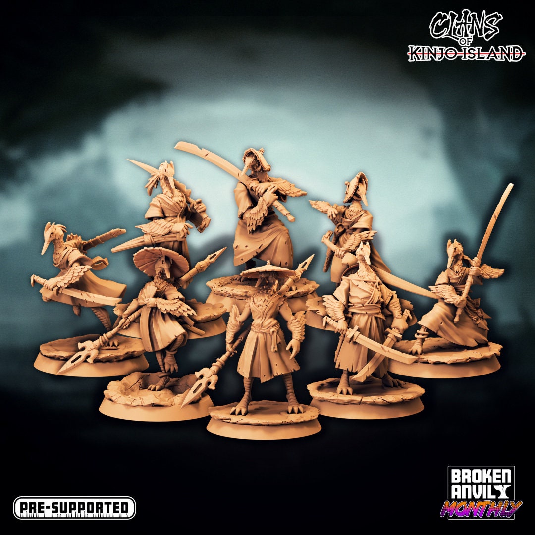 Kuronin Pack - 32mm Scale - Clans of Kinjo Island - Broken