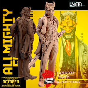 Kazunobu Tadashi - Allmighty Friends - 32mm Scale - Unit9 Miniatures