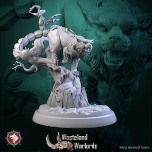Mantikor - 32mm Scale Miniatur - White Werewolf Wirtshaus