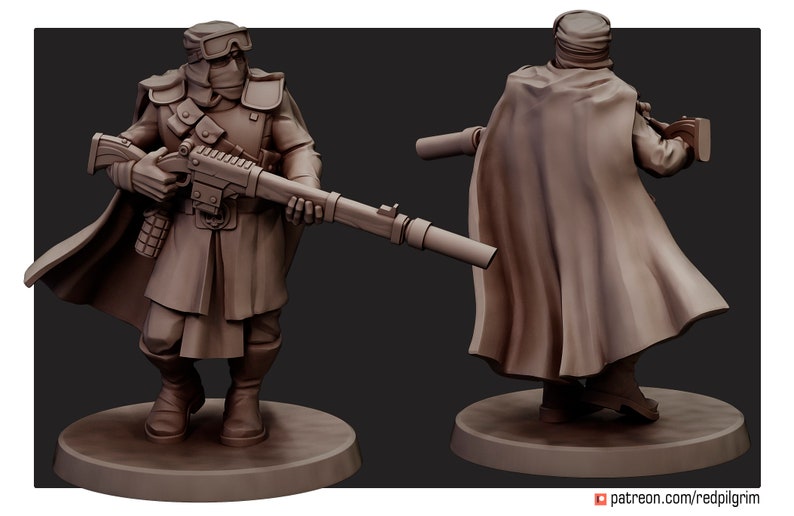 Snipers 28mm Scale Red Pilgrim Miniatures | Etsy