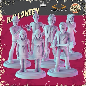 Halloween - 40mm Scale Miniatures - Pop Minis