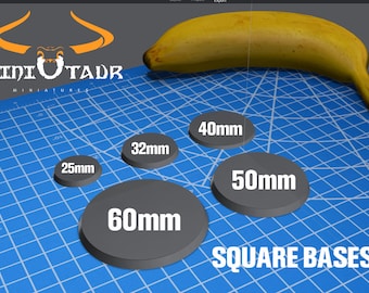 Round Bases - 25mm 32mm 40mm 50mm