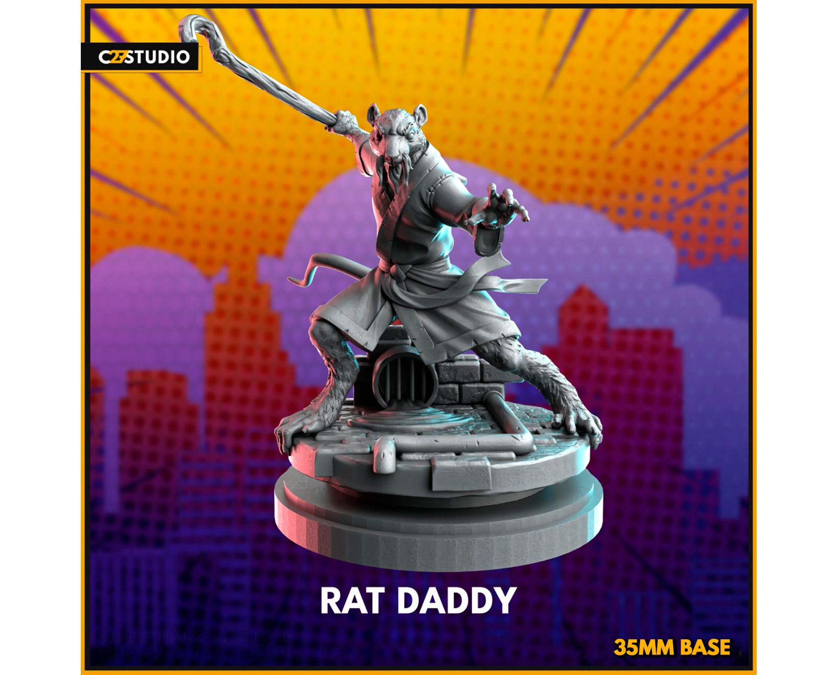 Rat Daddy - 40mm Scale - C27 Miniatures