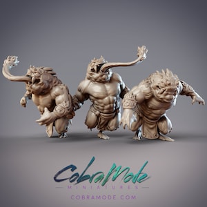 Desert Hikiga - 32 mm/54 mm Miniatur - (mit DnD 5ed. Stats) - Cobramode Miniatures