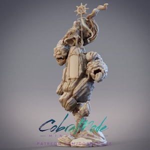 Xu Zhen, Xueren Yeti Grand Demon (with DnD 5ed. Stats) - Cobramode Miniatures