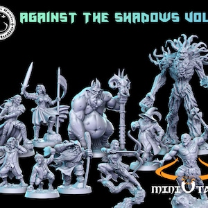 Against the Shadows Vol. 2 - 32mm Scale Fantasy Miniature - RN Estudio