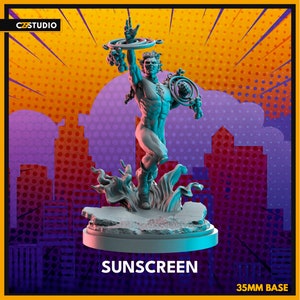 Sunscreen - 40mm Scale - C27 Miniatures